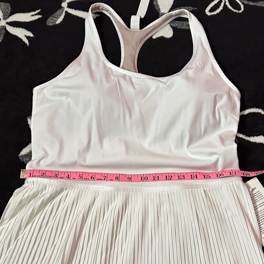 White Pleated Tennis Dress - Picture 8 of 10